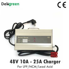 48V 20A 25A  Smart Portable Charger for Electric forklift,golf cart for 16S 58.4V Lifepo4 15S 63V  LiNCM lead acid battery 2024 - buy cheap