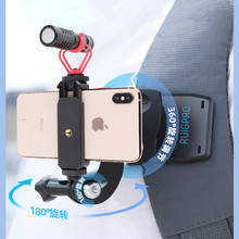 Mochila rotativa de liberación rápida de 360 grados, Clip de sombrero, abrazadera rápida para Gopro xiaoyi Iphone y todos los teléfonos móviles de 3,5-6,8 pulgadas 2024 - compra barato