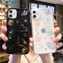 Universe Space Planet Phone Case For iPhone 11 Pro XS MAX X XR Glitter Soft Silicone Transparent Cover For iPhone 7 8 6 6S Plus 2024 - buy cheap