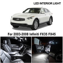 14pcs Branco Canbus LED Interior Mapa Dome Reading Luz de Teto Lâmpadas Kit Para 2003 2004 2005 2006 2007 2008 Infiniti FX35 FX45 2024 - compre barato