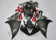 Kit de carenado para motocicleta, carcasa de plástico ABS, personalizado, color negro, para YAMAHA YZF R1 2009 2010 2011 2012 YZF-R1 YZF 1000R, novedad 2024 - compra barato