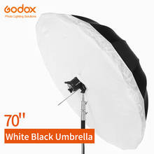 Godox Studio Photogrphy Umbrella  70 inch 178cm Black White Reflective Umbrella + Large Diffuser Cover For Studio Shooting 2024 - buy cheap