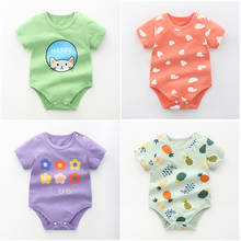2021 Newborn Baby Bodysuits Girls Boys Knitted Romper Children Clothes Cotton Baby Rompers Cartoon Outfits Infant Boys Jumpsuit 2024 - buy cheap