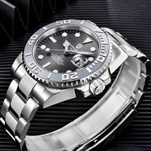 PAGANI дизайнерские роскошные мужские механические наручные часы из нержавеющей стали водонепроницаемые автоматические часы от ведущей марки часы с сапфировым стеклом для мужчин 2024 - купить недорого