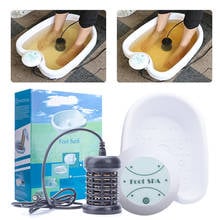 Ion Cleanse Detox Foot Spa Foot Bath Detox Device Foot Massage Foot Spa Ionic Detox Machine with Plastic Foot Tub 2024 - buy cheap