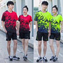 New tennis shorts girls , Men Badminton sport shirts , camiseta badminton , Women tenis T-shirt, ping pong clothing sportswear 2024 - buy cheap