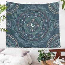 Bohemian plant Tapestry Wall Hanging Botanical Celestial Floral Wall Tapestry Hippie Flower Wall Carpets Dorm Decor Wall Cloth 2024 - buy cheap