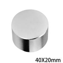 1/2/3/5PCS 40x20 Thick Neodymium magnet 40x20mm Big Super strong round magnet Rare Earth NdFeb permanent powerful magnet 40*20 2024 - buy cheap