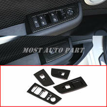 ABS Plastic Carbon Fiber Look Interior Window Lift Switch Cover Trim For BMW 1 Series 118i 120i F52 2017-2019 4pcs 2024 - buy cheap