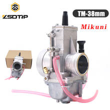 ZSDTRP Motorcycle TM38 38mm Flat Slide Carburetor Carbs For Mikuni For HONDA CR250 For KAWASAKI ATV For YAMAHA Scooter Carb TM38 2024 - buy cheap