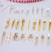 SIXTY TOWFISH 10 Pieces Jewelry Accessories Steel Hairpin Metal Hollow Duckbill Clip Bangs Clip Side Clip 2024 - buy cheap