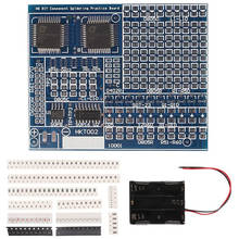 Placa de prática de solda componente smd, kit de soldagem diy, placa de treinamento de habilidade, conjunto de transistor de led 2024 - compre barato