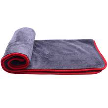 1000GSM 90X60Cm Large Size Thick Plush Microfiber Towel Car Wash Clean Cloths Microfibre Wax Polishing Detailing Towel Absorbent 2024 - buy cheap