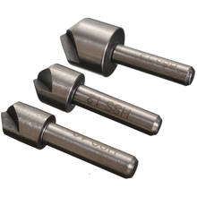 3Pcs HSS Countersink Chamfer Drill Bit Single Flute Dril Bit Power Tool Accessories For Steel Hard Metal 10/12/16mm 2024 - buy cheap