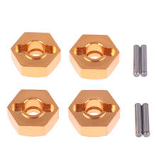4Pcs 12mm Aluminum Wheel Hex Nut With Pins Drive Hubs 4P HSP 102042 1/10 Upgrade Parts For 4WD RC Car Himoto 2024 - buy cheap