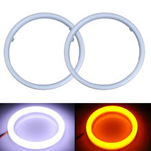 Car Angel Eyes led Halo Ring 60mm 70mm 80mm 90mm 95mm 100mm 110mm 120mm 12V LED Daytime Running Light Signal Lamps White Yellow 2024 - buy cheap