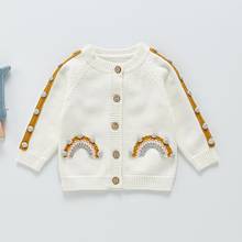 Baby Girls Boys Sweaters Coats 2021 Autumn Winter Newborn Baby Clothes Casual Solid Long Sleeve Knitted Tops Toddler Knitwear 2024 - buy cheap