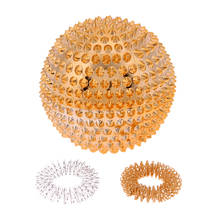 3pcs/set Spiky Massage ball for Trigger Point Body Muscle Fitness Stress Relief Yoga Fitness Magnetic Therapy Massager Balls 2024 - buy cheap
