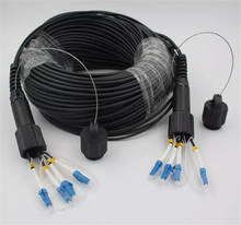 150mtr 4 ядра открытый DVI LC-LC волоконно-оптический патч-корд водонепроницаемый SM бронированный CPRI ТПУ кабель одномодовый FTTH FTTA Перемычка ELINK 2024 - купить недорого