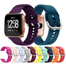 Correa de reloj deportivo para Fitbit Versa 2, pulsera de silicona, repuesto para Versa 3, Versa Lite, pulsera S L 2024 - compra barato