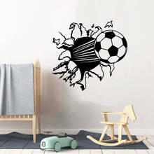 Cute High-Speed Football Vinyl Kitchen Wall Stickers Wallpaper For Living Room Kids Room Art Decor Wallpaper naklejki na sciane 2024 - buy cheap