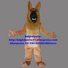 Brown German Shepherd Dog Alsatian Wolfhound Wolomute Wolf Dog Hybrid Mascot Costume Adult Character Business Ceremony zx41 2024 - buy cheap