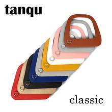 tanqu New big Oblong Faux PU Leather Handle with Silver D buckle for standard Obag Classic Bag Body Big O Bag Accessory 2024 - buy cheap