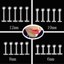10pcs 16G Clear Acrylic Bioflex Tragus Retainer Lip Rings Nose Studs transparent Invisible Lip Ring Tragus Ear Soft body Jewelry 2024 - buy cheap
