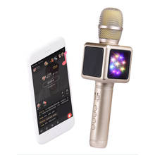 Micrófono de Karaoke inalámbrico con Bluetooth, reproductor de música, micrófonos portátiles de mano, dispositivo de canto KTV para fiesta, regalo para niña 2024 - compra barato