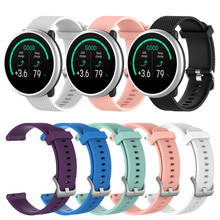 Pulseira de silicone com textura, pulseira de relógio inteligente com troca para polar ignite, acessórios de pulseira de substituição 2024 - compre barato