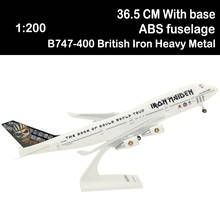 1/200 Boeing B747-400 British Iron Heavy Metal Orchestra Airlines Airways Airliner aviation Toys plane gift with undercarriage 2024 - buy cheap