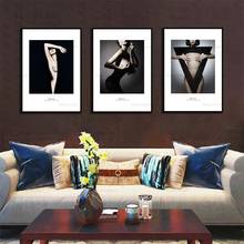 Black White Nude Women Pictures Nordic Body Art Canvas Painting Wall Art Prints for Bedroom Home Decoration Posters No Frame 2024 - buy cheap