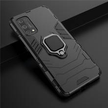 Armor Shockproof Ring Holder Case for Realme 7 X7 X50 Pro Hard PC Soft TPU Rugged Magnetic Back Cover for Realme C15 C12 C11 2024 - buy cheap