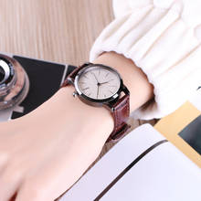 Women Watch Simple Vintage Small Dial Watches Fashion Women's Luxury Black Leather Band Analog Quartz Wrist Watch Ladies Watch 2024 - buy cheap