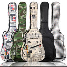 40/41 Inch Personalized Guitar Bag Add Thick Double Shoulders Acoustic Guitar Bag Case Guitar Backpack Guitar Accessories QB15 2024 - buy cheap