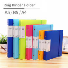 Ring Binder A4 File Organizer Transparent PVC Bag A5 Binder Ring Folder Document Organizer For Documents With Transparent Bag 2024 - buy cheap