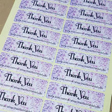 Personalised business thank you labels stickers purple patterned,Personalize Social Media Stickers,  Order Package Lables 2024 - buy cheap