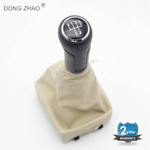 For VW Polo 9N 9N2 GTI 2002 2003 2004 2005 2006 2007 2008 2009 2010 Car-Styling 5 Speed Gear Shift Knob Gaitor Leather Boot 2024 - buy cheap