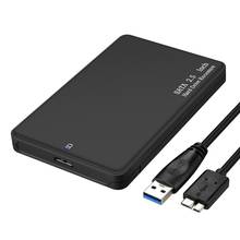 Funda de HDD de 2,5 pulgadas, adaptador SATA a USB3.1 Gen2 tipo C/ USB3.0 SSD para disco duro de 7mm, caja de disco duro externo 2024 - compra barato