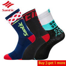 SANTIC-Calcetines de ciclismo profesionales para hombre y mujer, medias deportivas antisudor, transpirables, para correr, senderismo, equipo para bicicleta, 13 estilos 2024 - compra barato