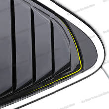 Lsrtw2017-painel de fibra de carbono para janela traseira de automóveis, estilo triangular, para toyota camry xv70, 2018, 2019, 2020, acessórios automotivos 2024 - compre barato