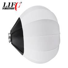 LIFE OF PHOTO Lantern Style Foldable Softbox Lighting Spherical Soft Box for Studio Speedlite Strobe Flash Light Photography 2024 - buy cheap