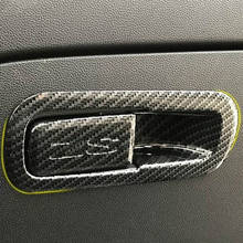 Molduras para manija de copiloto para guantera de coche, cubierta de cuenco embellecedor ABS cromado para MG ZS 2018 2019 2020, accesorios para Interior de coche 2024 - compra barato