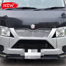 FOR HIACE 200 2014-2018 ESSEX STYLE CARBON FIBER GLASS FRONT GRILL TRIM BODY KIT TUNING PART FOR HIACE FRP BUMPER GRILLS RACING 2024 - buy cheap
