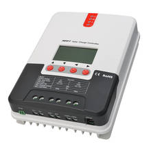 MPPT 30A контроллер солнечного заряда двойной ЖК-дисплей 12 В 24 в 36 в 48 в авто панель солнечного аккумулятора зарядное устройство регулятор с нагрузкой ML4830 2024 - купить недорого