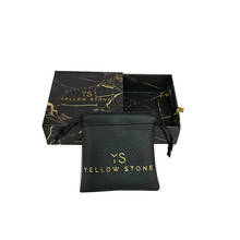 Wholesale 500pcs/lot manufacture custom gold marble pattern printed logo Private Label Jewelry Box Bracelet Box with PU bags 2024 - buy cheap