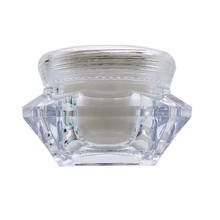 5G 10G 15G 20G 30G Crystal Diamond shape Acrylic Jar Empty Cosmetic Packaging Cream Jars Containers 25pcs/Lot 2024 - buy cheap
