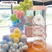 MEIDDING 5M Plastic Balloon Chain 410 Holes PVC Wedding Deco Birthday Party Balloons Garland Baby Shower Ballon Chain Arches 2024 - buy cheap