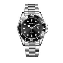 Luxury Calendar Men's Watches Top Brand Luxury Stainless Steel Quartz Watch for Men Fashion Chronograph Male Sport Wristwatch 2024 - buy cheap