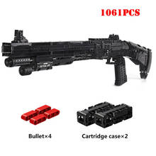 Military The Benelli M4 Super 90 Weapon Automatic Gun Model Building Blocks Technical Assembly Gun City Bricks Children Toys Kid 2024 - buy cheap